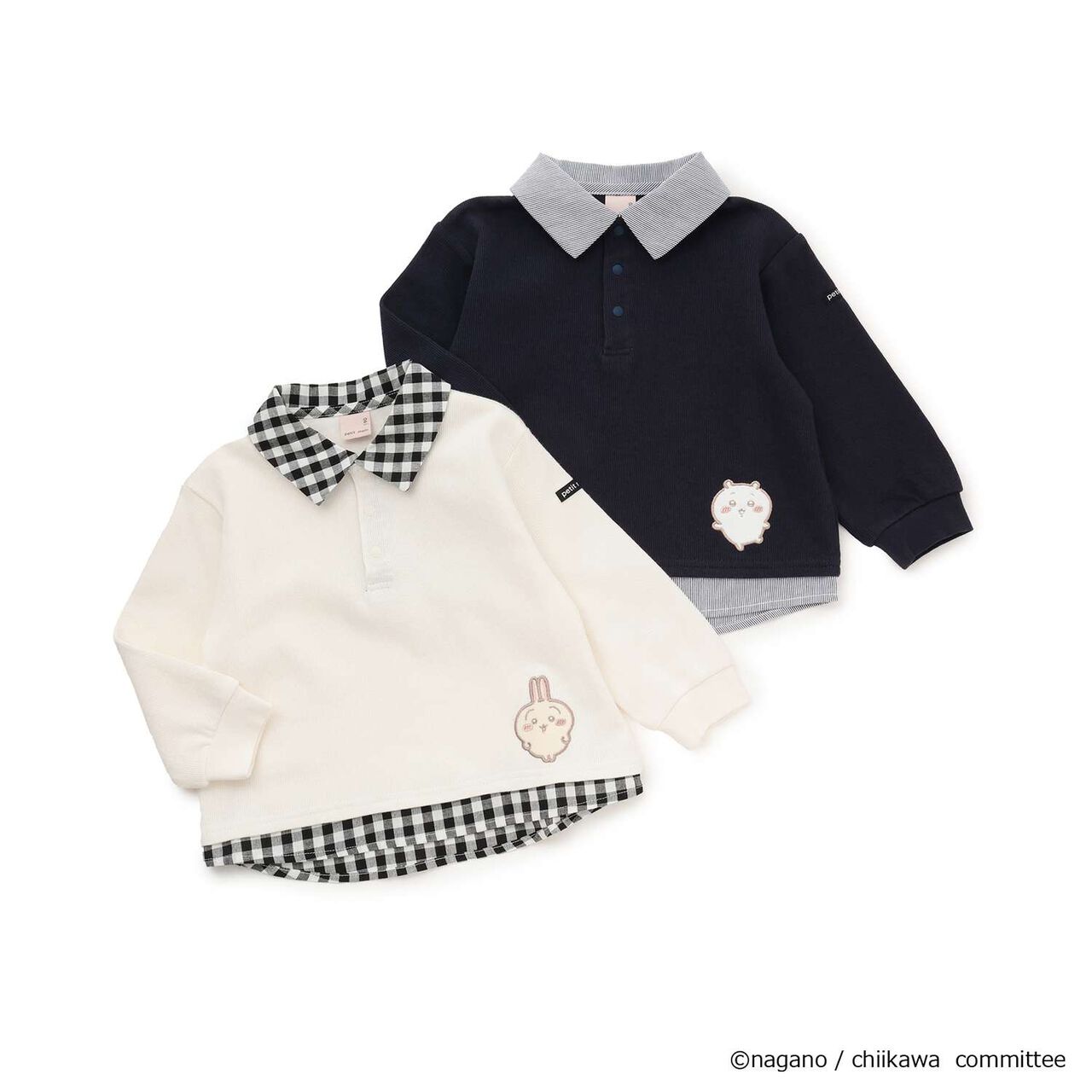 Chikawa Anime Long-Sleeve T-Shirt with Docking Design,Ivory, large image number 11