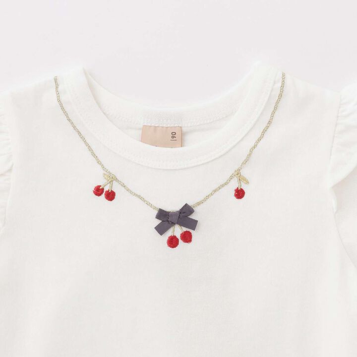 Affordable Girls Short Sleeve T-Shirt,Off white, medium image number 21