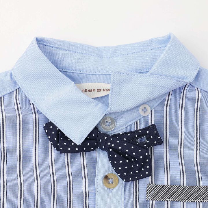 Shirt with Bow Tie,Off white, medium image number 3