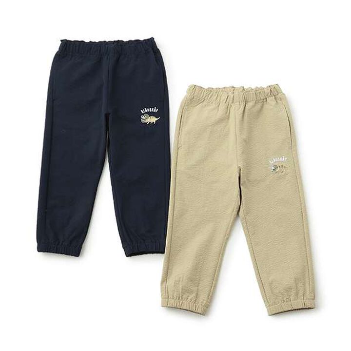 Dinosaur One-Point Long-Length Jogger Pants,Beige, medium image number 7