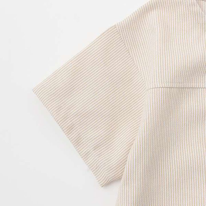 Woven Short-Sleeve Outfit Set,Striped, medium image number 16