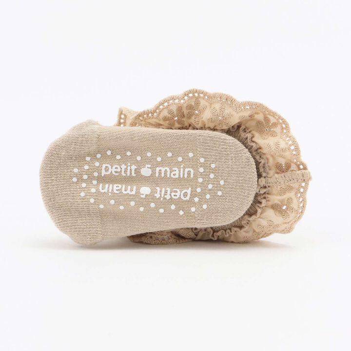 Folded Frill Cup Socks,Light pink, medium image number 5