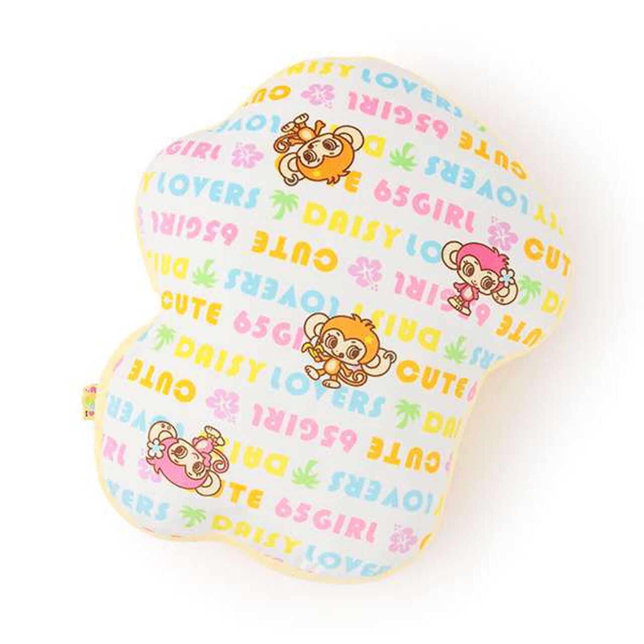 Lucky Die-Cut Cushion,Yellow, large image number 1