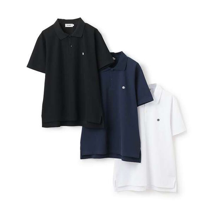 [Quick-Dry] Polo Shirt with Embroidery Detail,White, medium image number 7