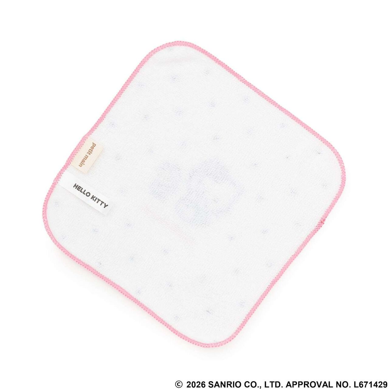 [Sanrio Characters] Printed Handkerchief,Light pink, large image number 1