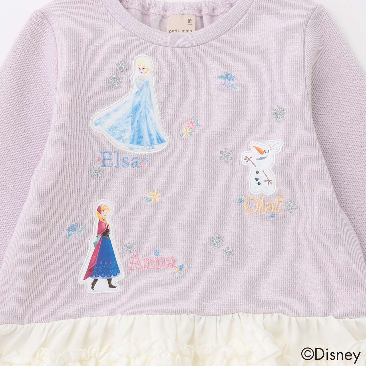 [Frozen] Peplum Long-Sleeve T-Shirt,Navy, large image number 11