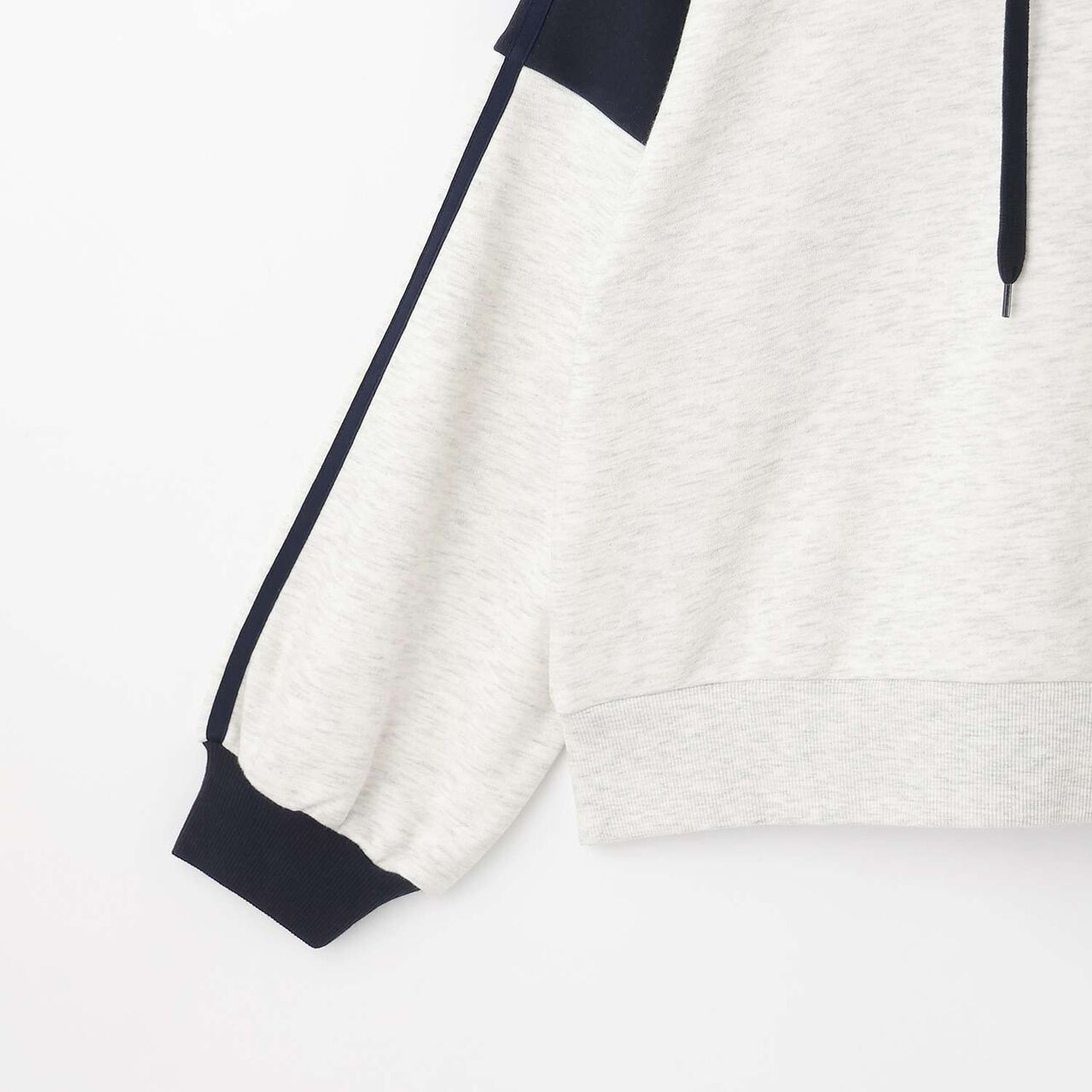 [LTXC] Long-Sleeve Line Parka Setup,Black, large image number 4