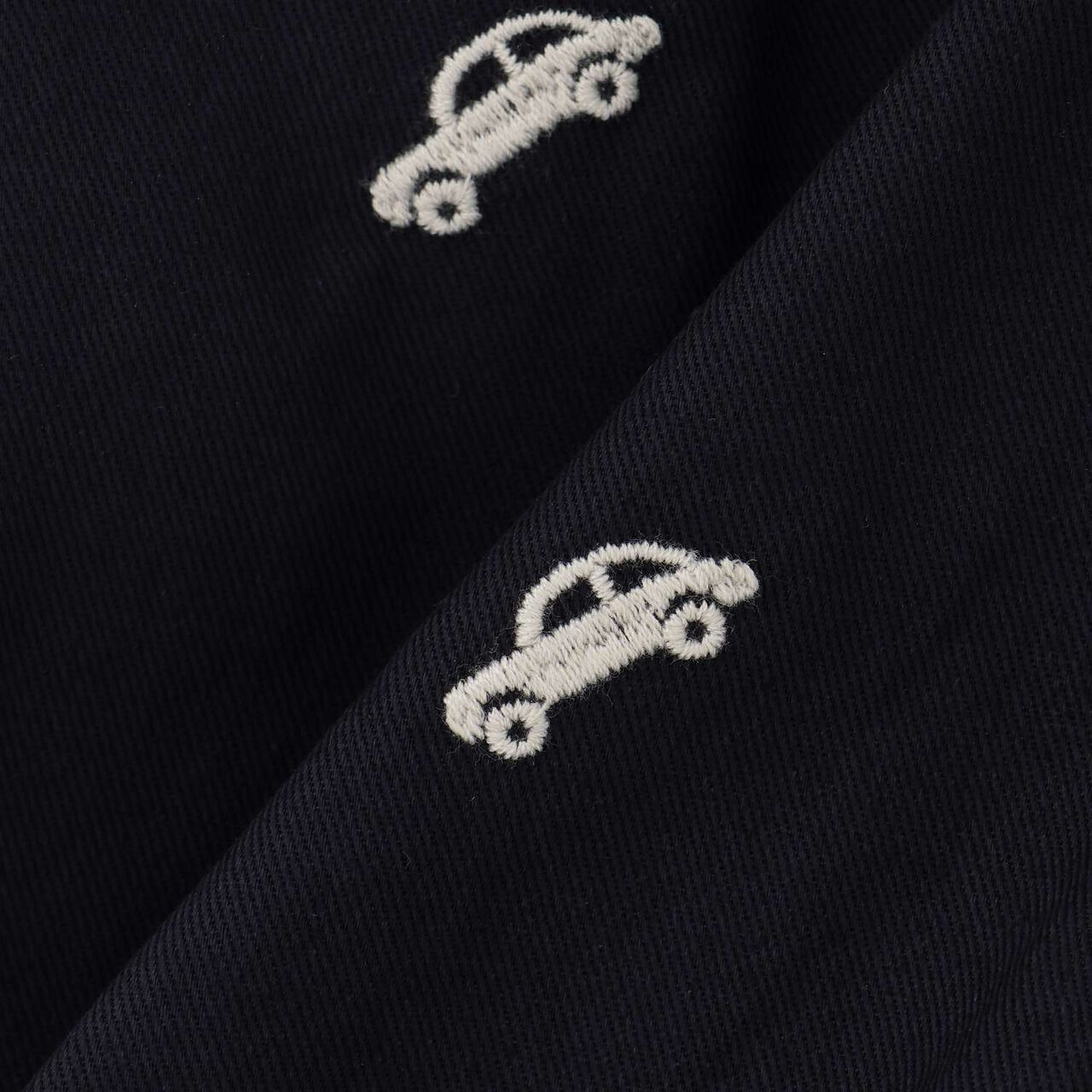 Embroidered Pattern Half Pants,Pearl white, large image number 9