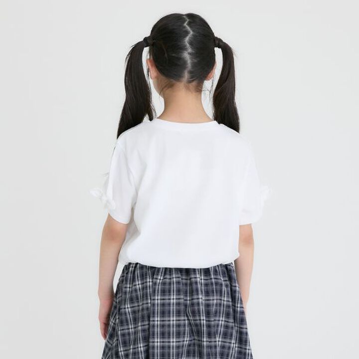 [Cool Touch] Ribbon Accent Short Sleeve T-Shirt,Black, medium image number 18