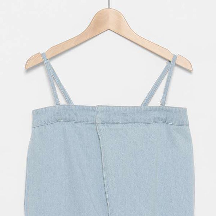 [LADIES] Denim Overall,Navy, medium image number 11