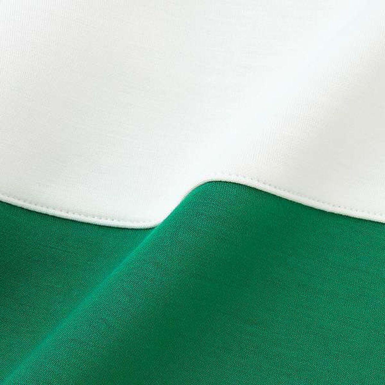 [Water-Repellent] Ponte Embroidered Rugby Shirt,Lemon yellow, large image number 7