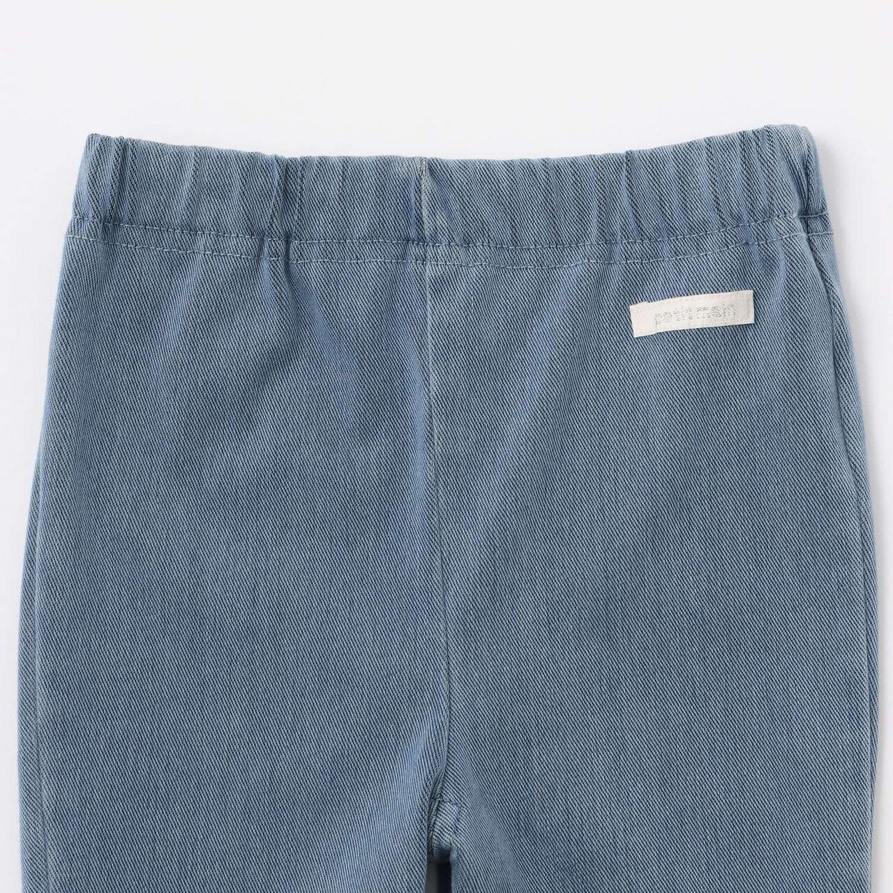 [Cool Touch] 3/4 Length Hem Frill Leggings,Sax blue, large image number 2