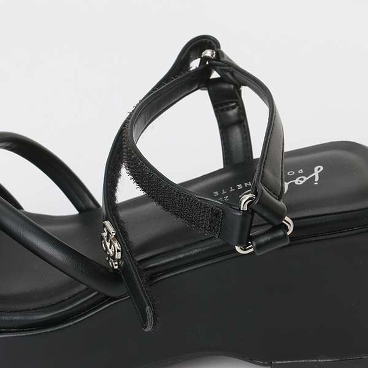 Woven Platform Sandals,Ivory, large image number 7