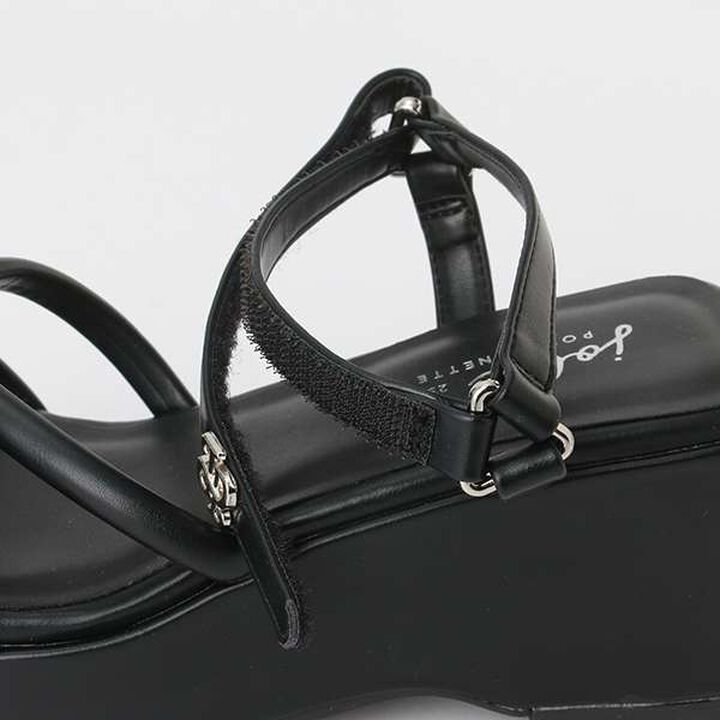 Woven Platform Sandals,Ivory, medium image number 7