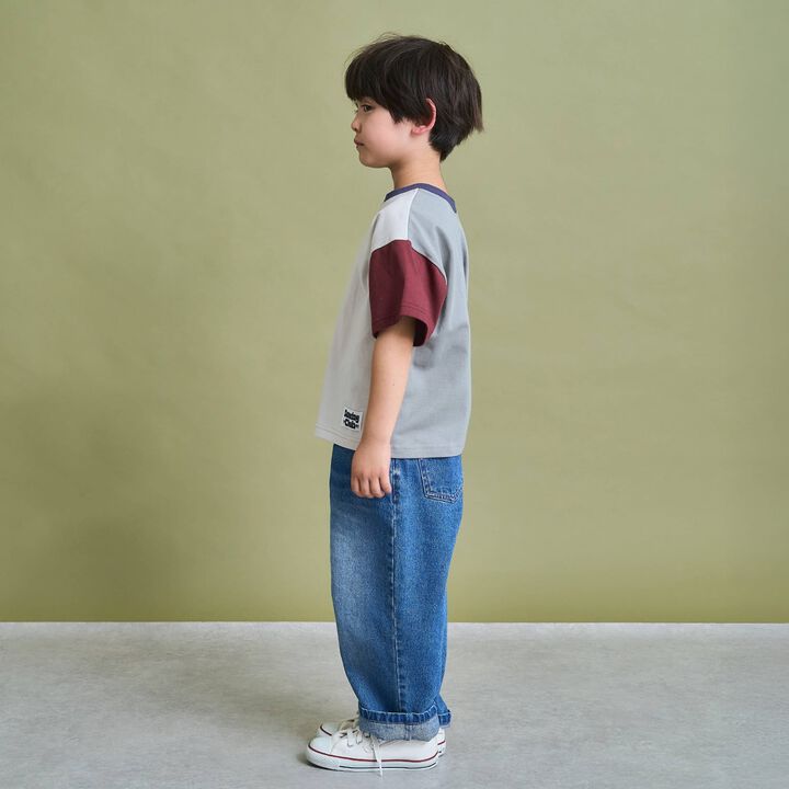 [防污・速乾・不變形] [正反皆可穿] テトラード撞色T恤,象牙白, medium image number 22