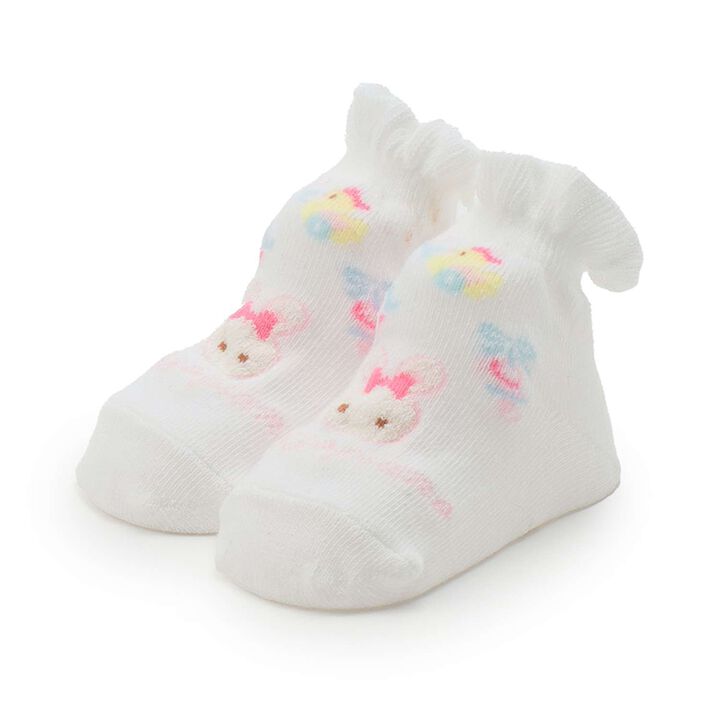 Rabbit Pattern Socks [Made in Japan],Off white, medium image number 0