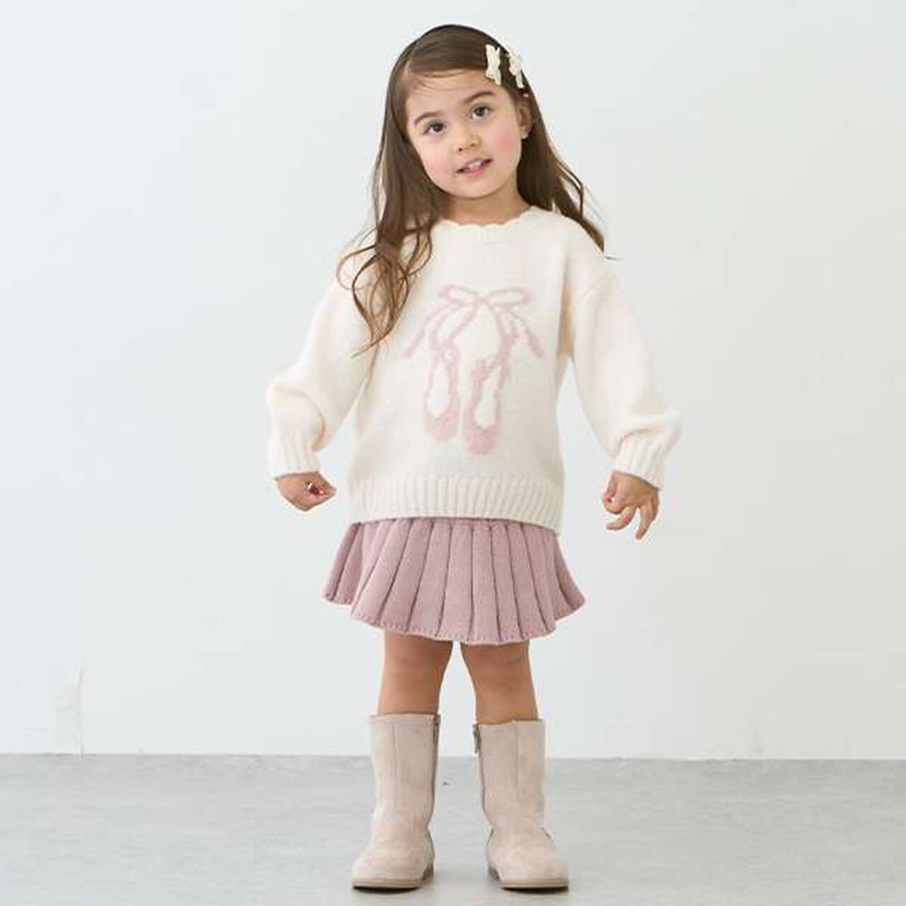 Long Boots,Beige, large image number 3