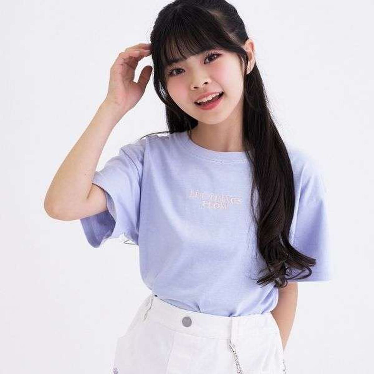 [Daily Price] 100% Cotton Patch-Style Short Sleeve T-Shirt,Ivory, large image number 7