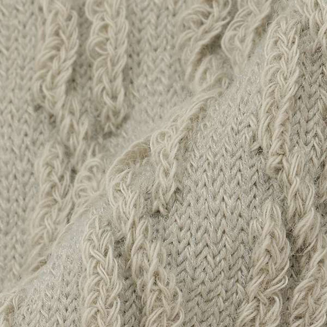 Jacquard Leg Warmers,Light beige, large image number 4