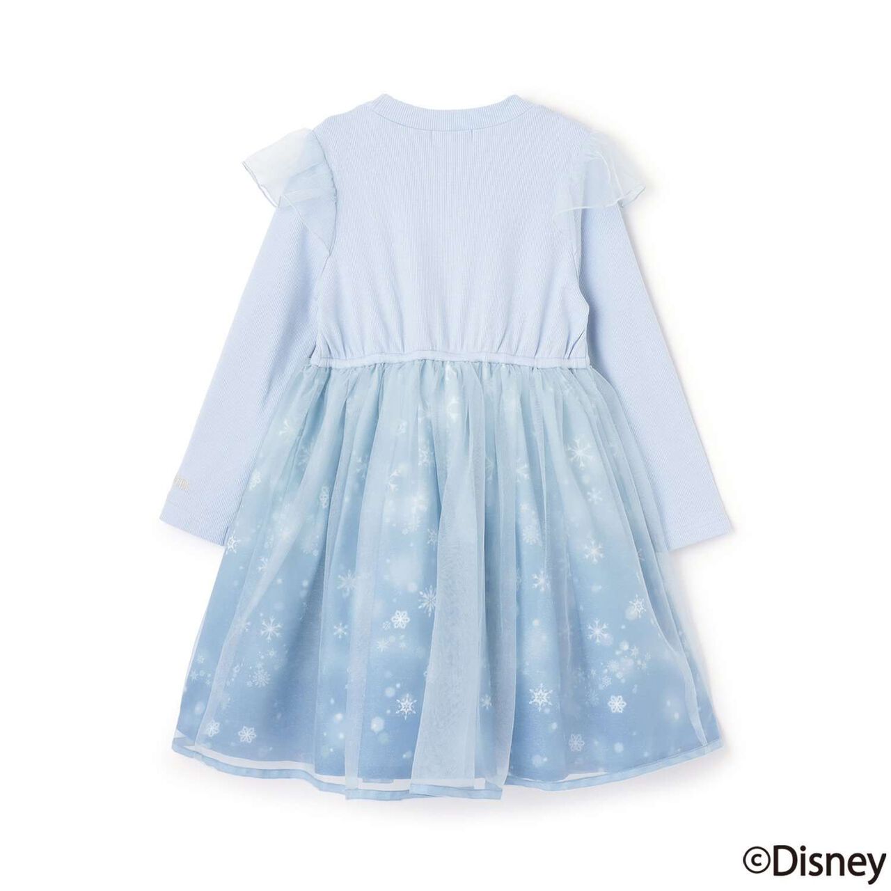 [Elsa] Frozen One-Piece Dress,Sax blue, large image number 1