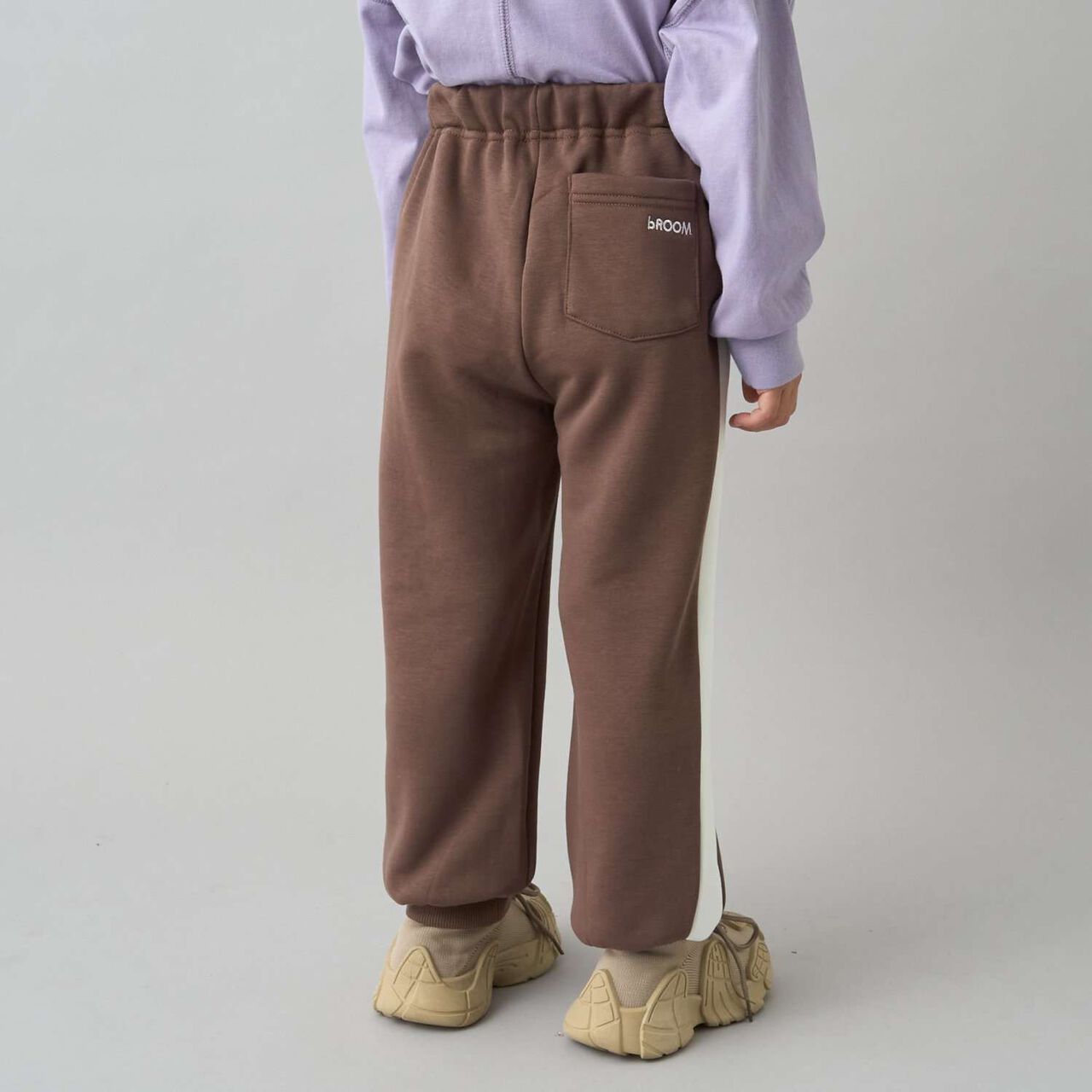 [Daily Standard Wear] [Quick-Dry Absorbent] Loose Fit Side Line Sweatpants,Blue gray, large image number 21