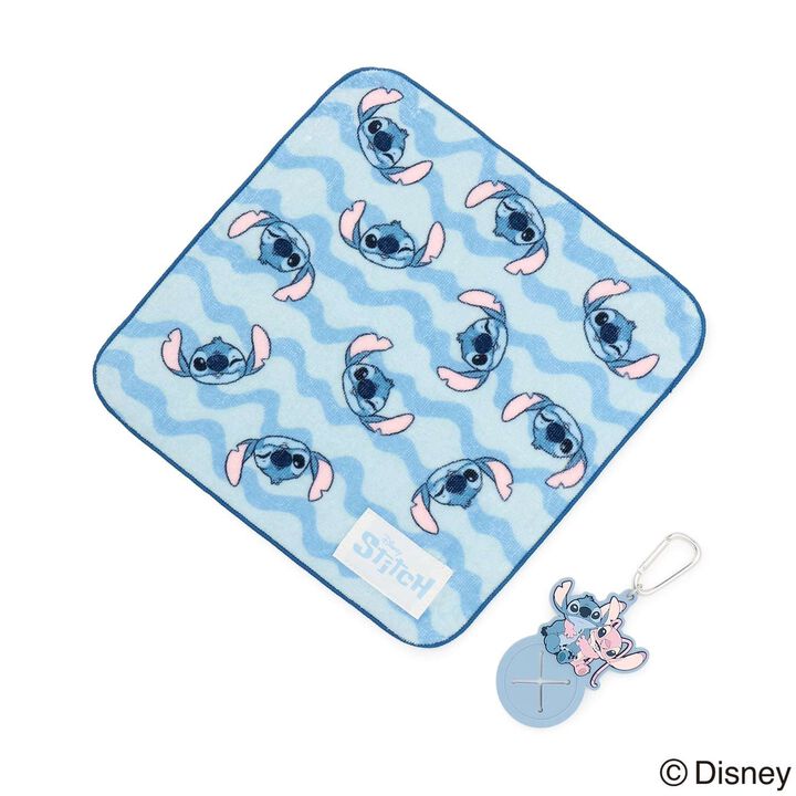 [Disney] [Stitch] LTXC Hand Towel with Carabiner,, medium