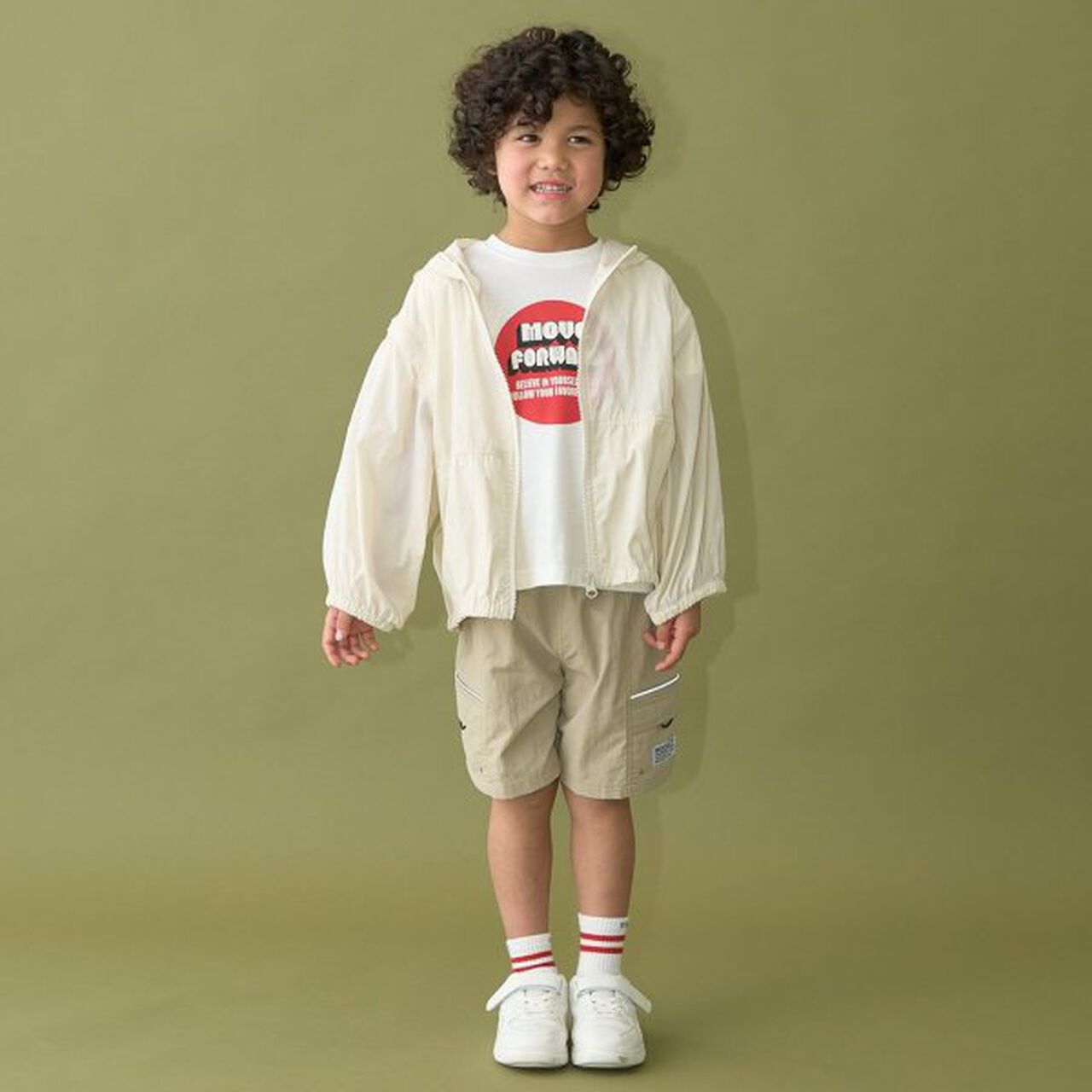 Sheer Windbreaker - 2 Way Best Option,Khaki, large image number 1