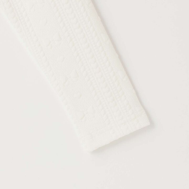 Ballet Quilted Jacquard Bolero,Ivory, medium image number 4