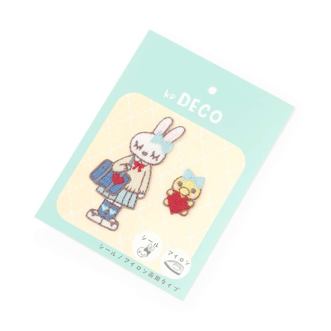 Mimi-chan & Piou Patch,Blue, large image number 0