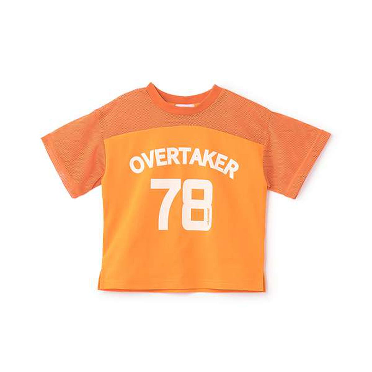 Mesh Panel T-Shirt,Orange, large image number 9