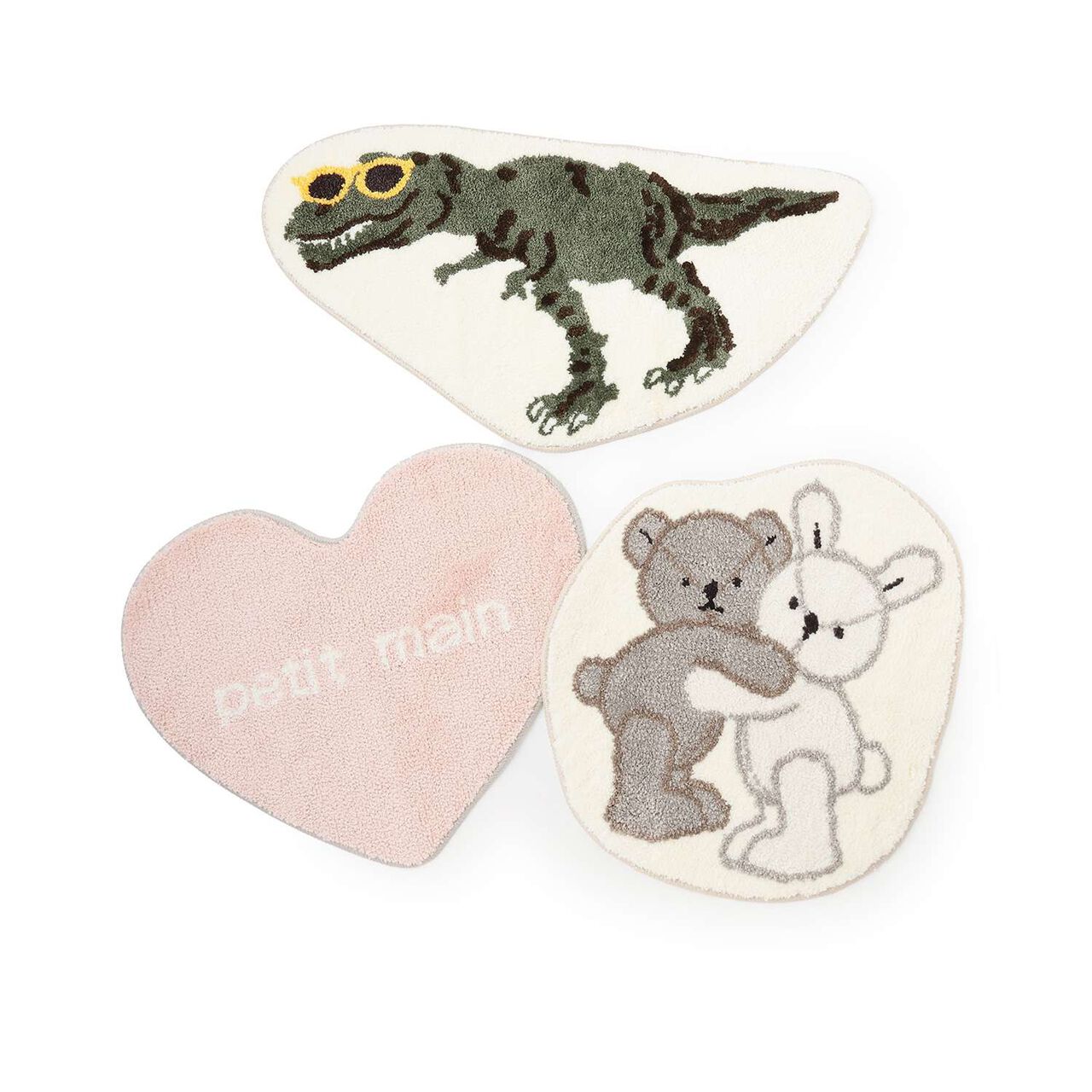 Fluffy Marshmallow Rug Mat / LG,Beige, large image number 5