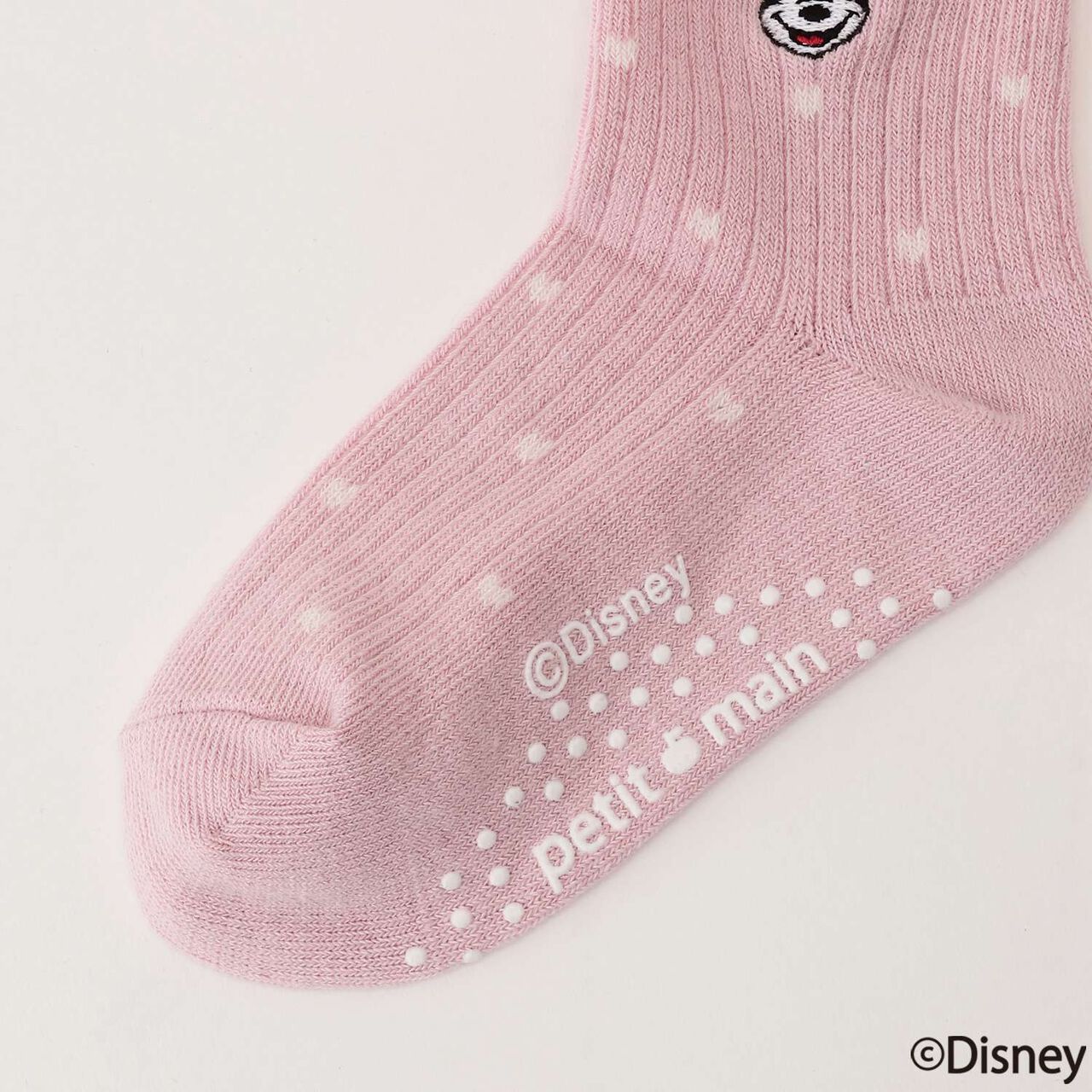 [Disney] 米妮刺繡襪子,米白色, large image number 2