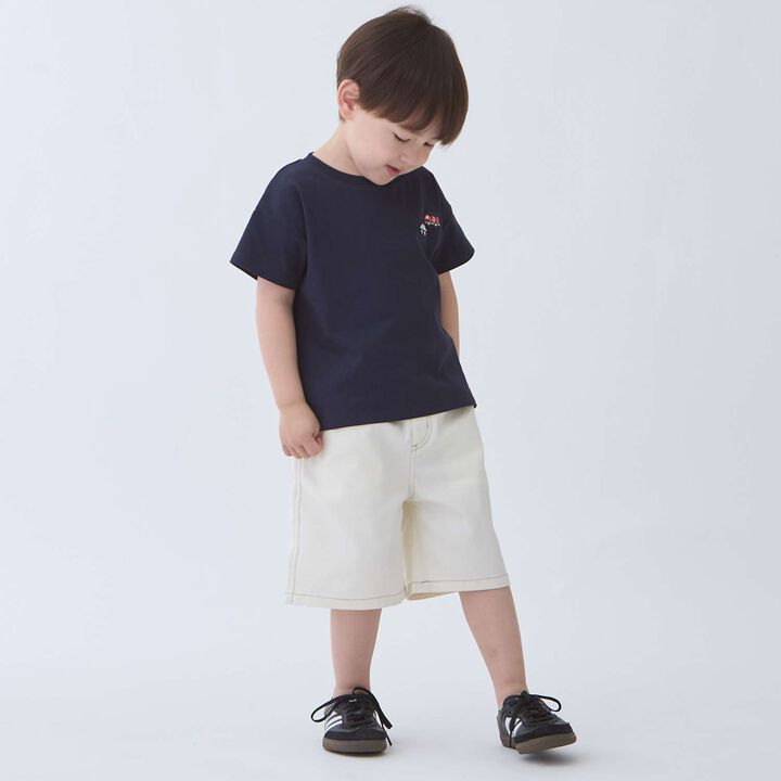 Painter Half Pants,Pearl white, medium image number 0