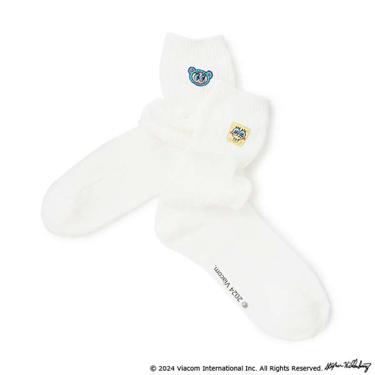 SpongeBob Angel Blue Loose Socks,Multi color, large image number 0
