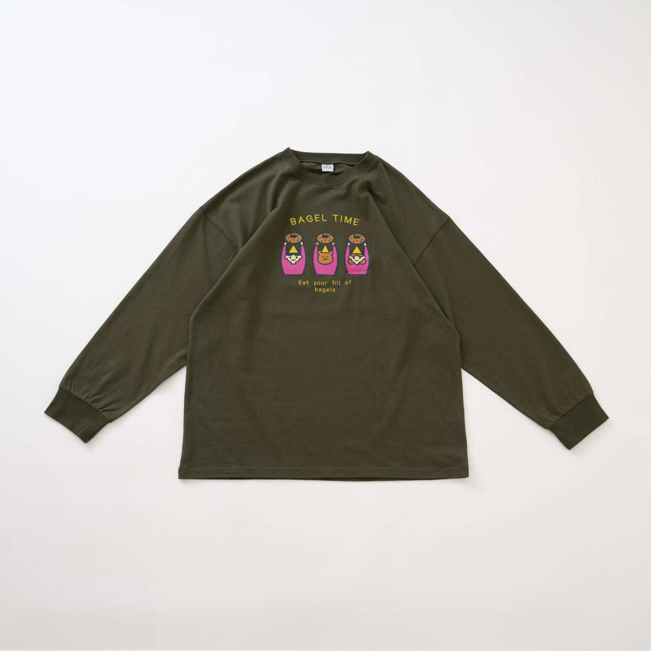 [Parent-Child Matching] [DAD] OFUZAKE Street Long Sleeve T-Shirt,Light gray, large image number 15