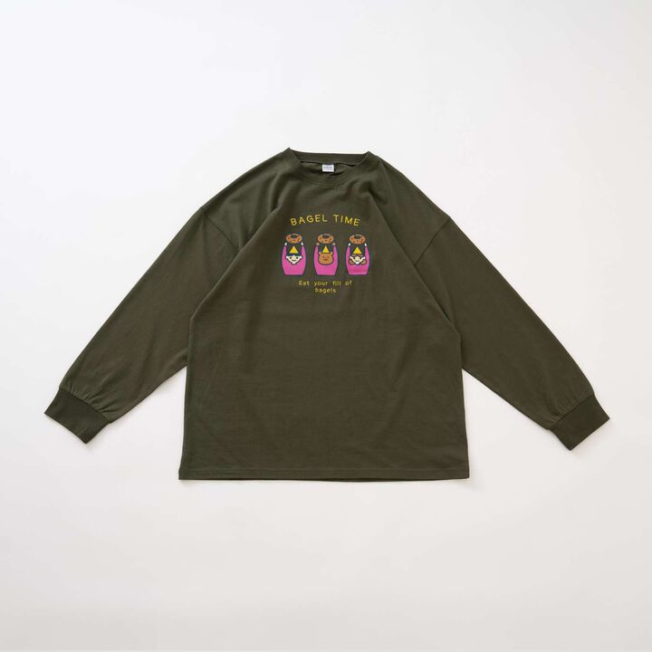 [Parent-Child Matching] [DAD] OFUZAKE Street Long Sleeve T-Shirt,Light gray, medium image number 15
