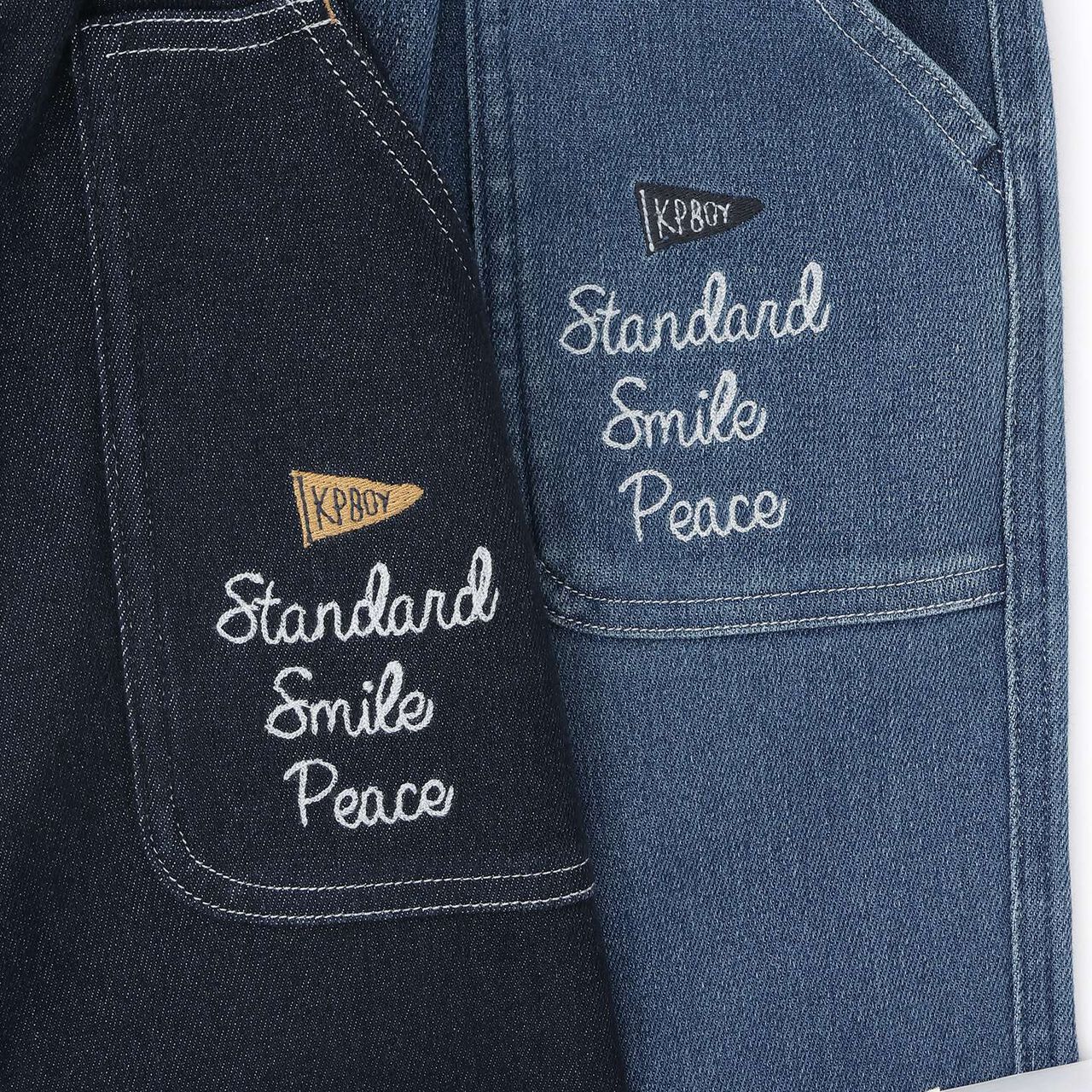 Stretch Denim Pants,Navy, large image number 4