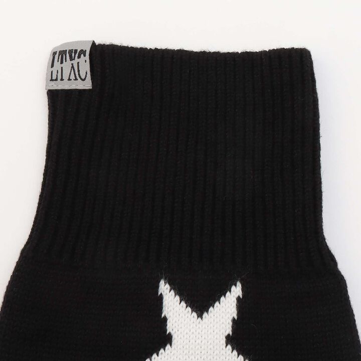 [LTXC] Star Pattern Leg Covers,Black, medium image number 1