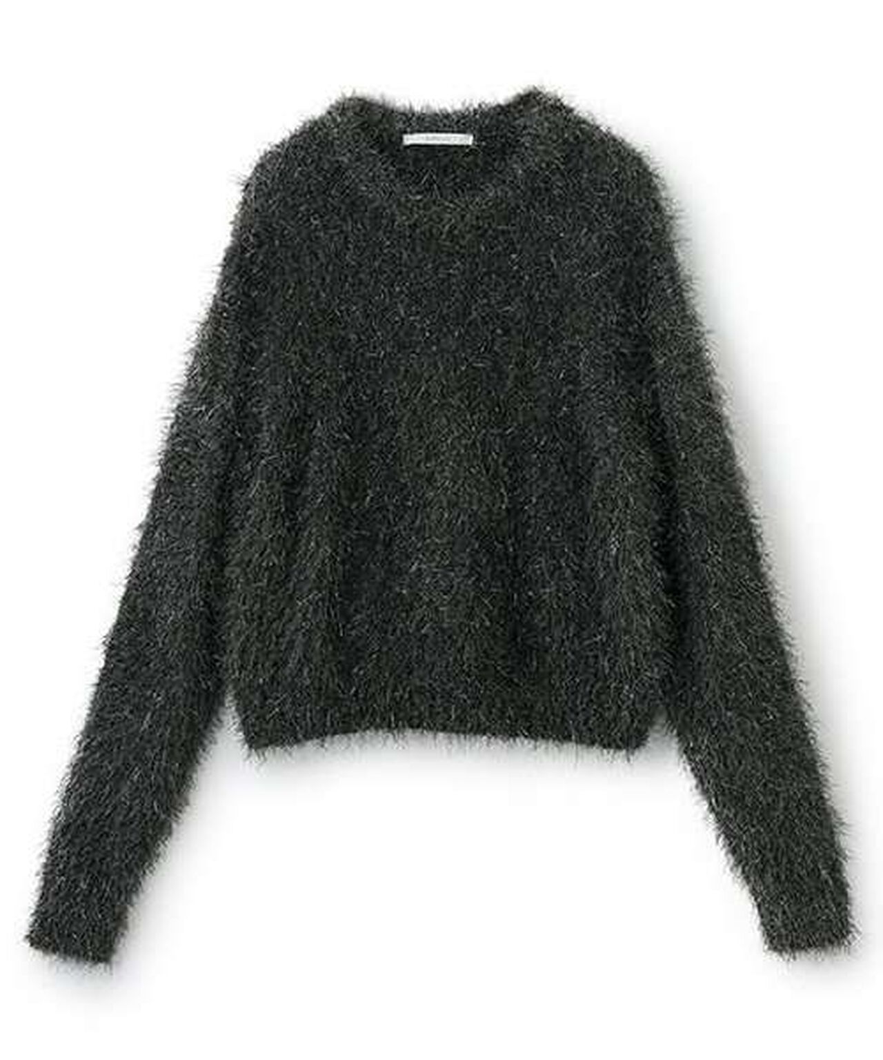 Fringe Knit Pullover,Charcoal gray, large image number 0