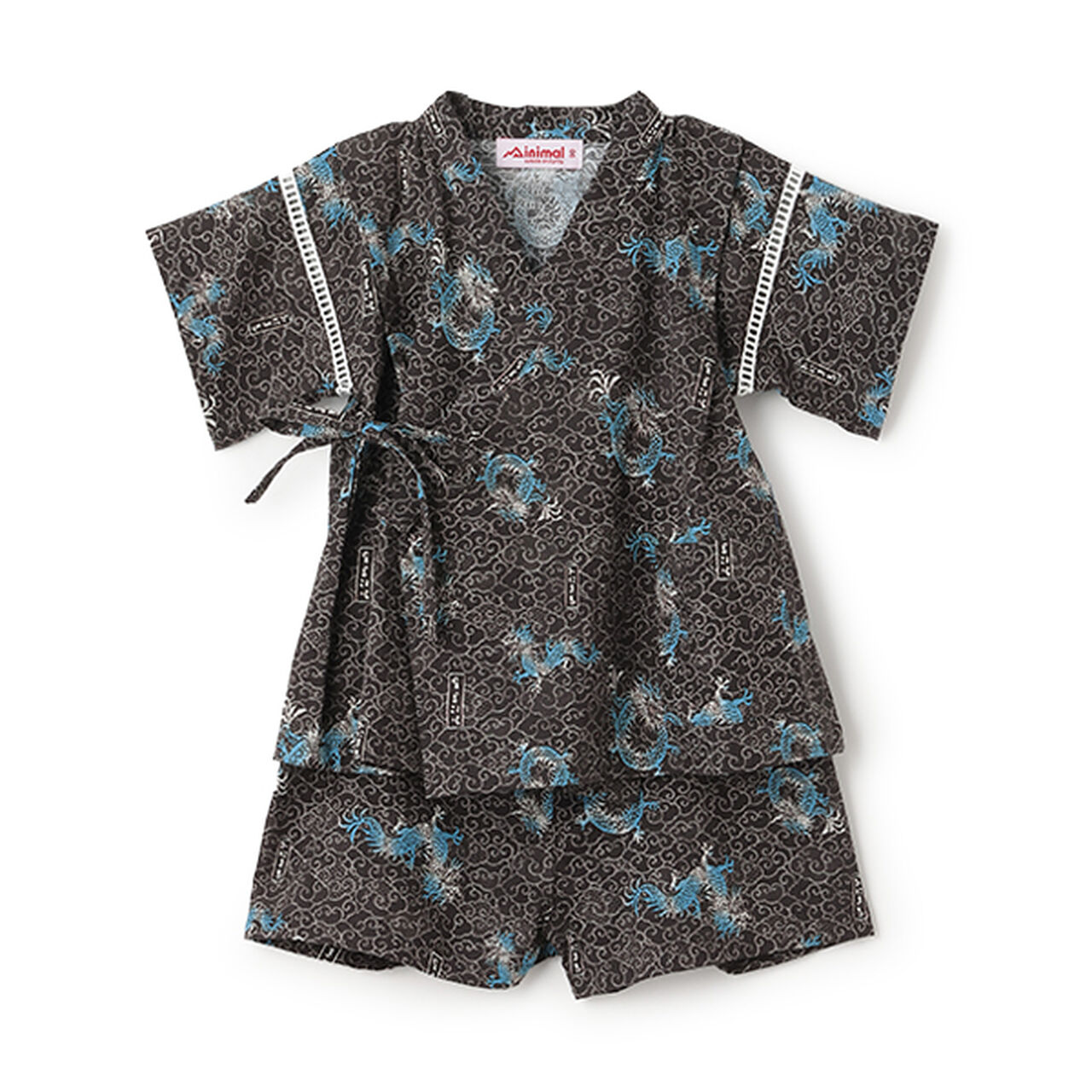 Assorted Boys Jinbei,Charcoal gray, large image number 12