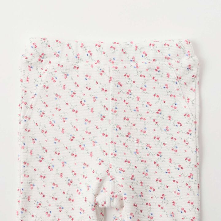 7/8 Frill Jersey Knit Pants,Multi color, medium image number 5