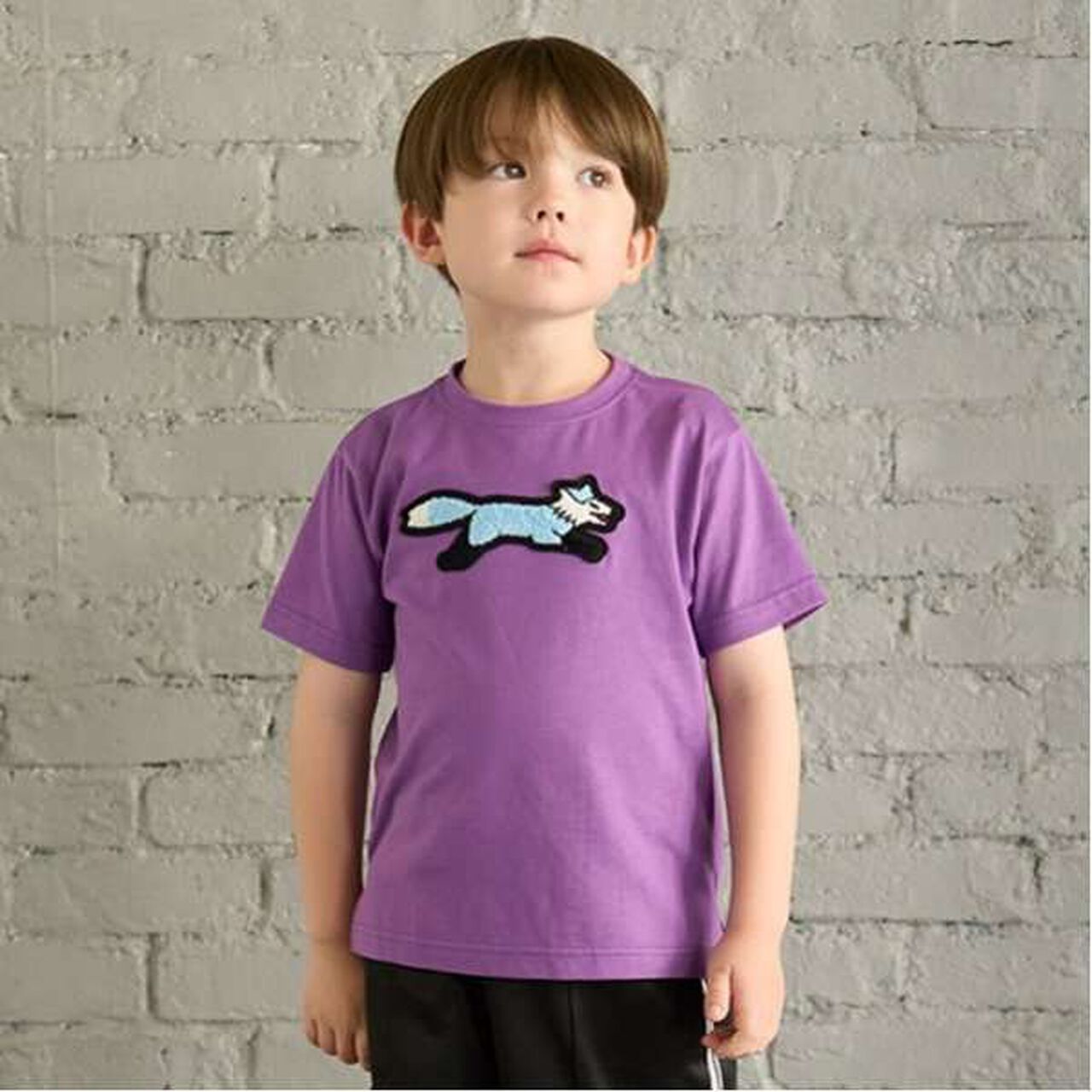 [The FOX] Anti-Stain Finish Sagara Patch T-Shirt,Magenta, large image number 22