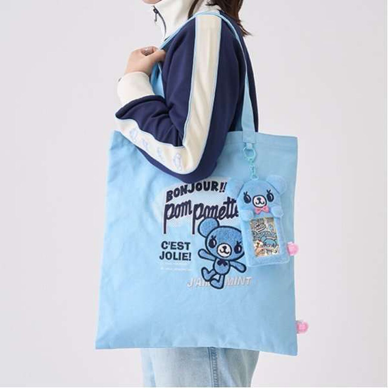 Mint-kun Plush Toy Card Case,Sax blue, large image number 7