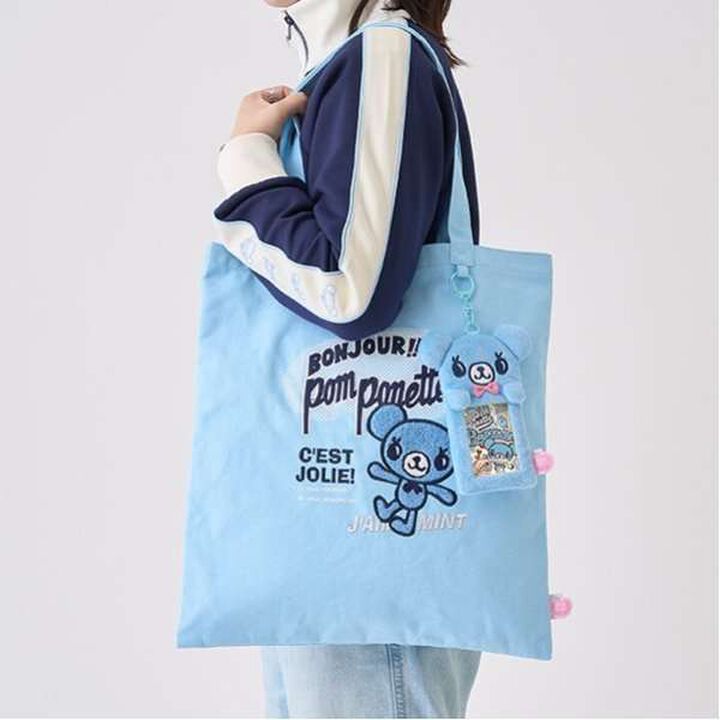 Mint-kun Plush Toy Card Case,Sax blue, medium image number 7