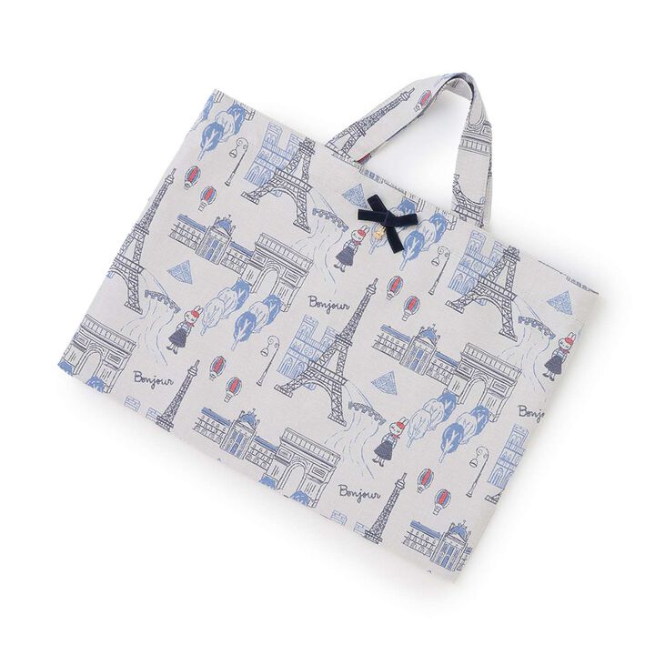 [Made in Japan] Paris Pattern Jacquard Lesson Bag,, medium