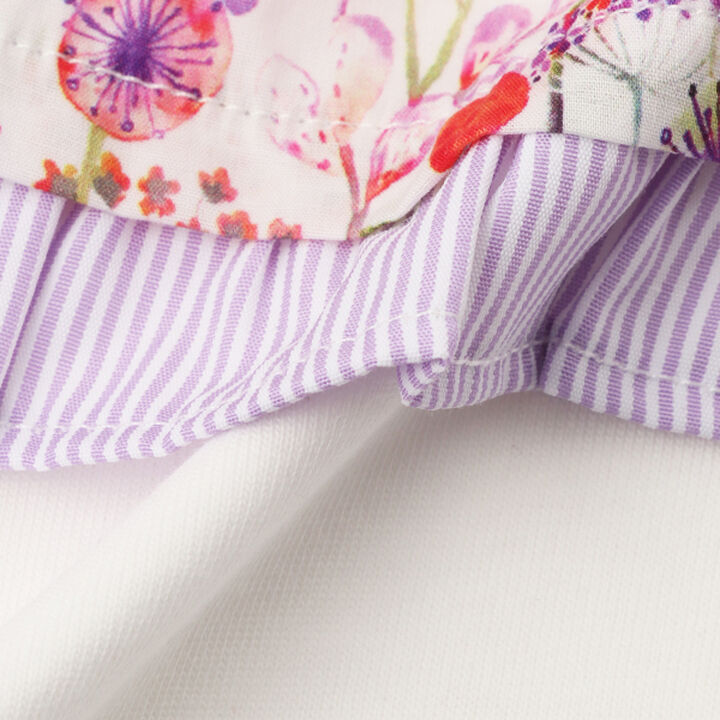 Broad Print Bodysuit Set,Blue, medium image number 8