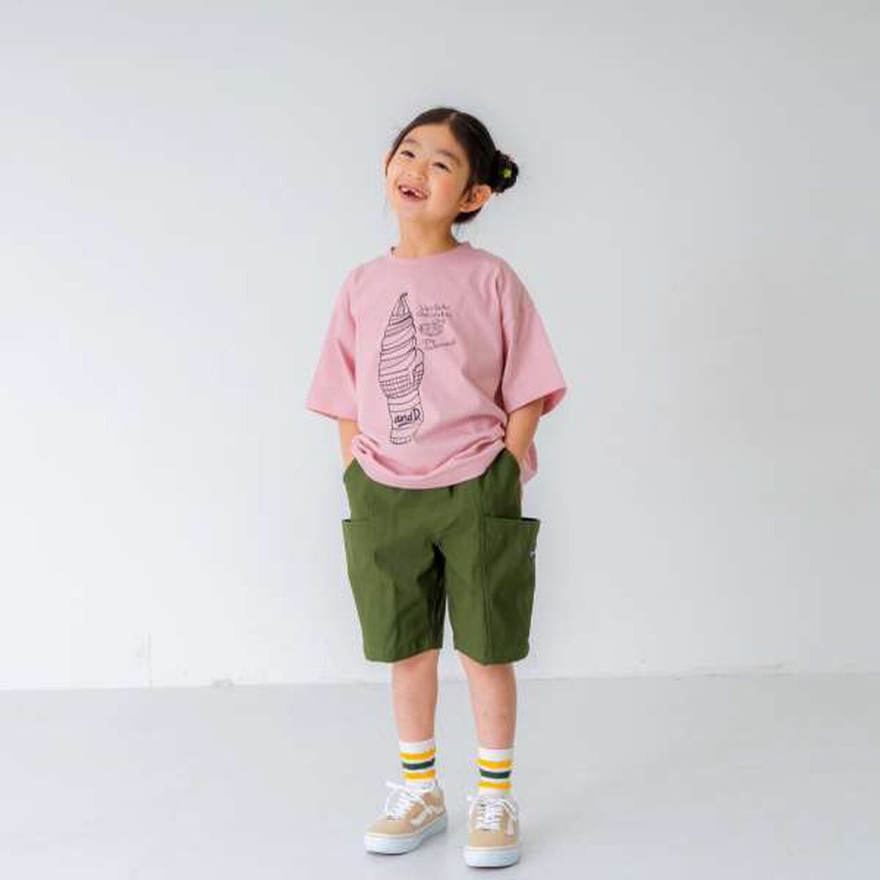 Big Pocket Shorts,Khaki, large image number 18