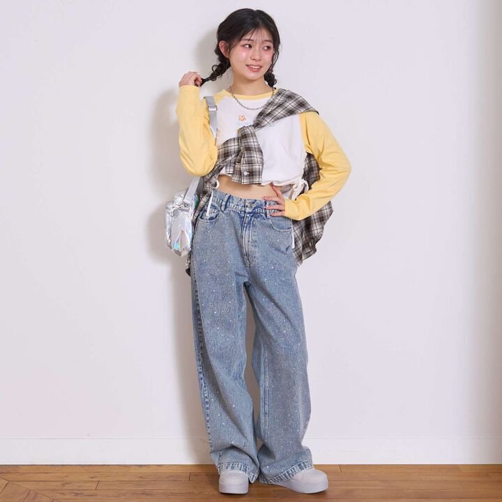 Loose Checkered Shirt,Brown, medium image number 8