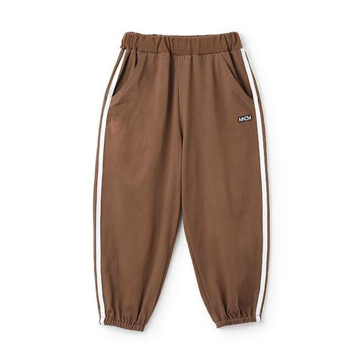 [MNCM] [Coordinatable Setup] [Kaiteki Tenjiku] Oversized Silhouette Side Line Pants,Dark brown, medium image number 1