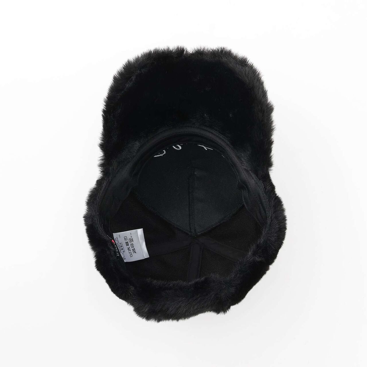 Furry Cap with Ears,Black, large image number 5